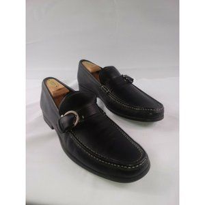 Salvatore Ferragamo mens shoes size 10.5 1D Black